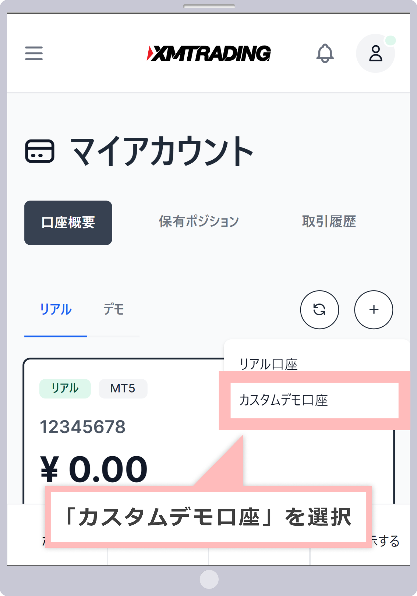 Open a Custom Demo Account