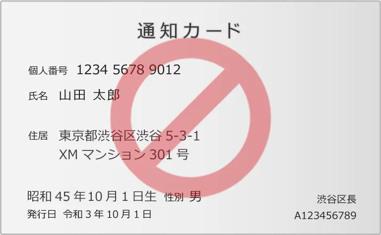 Notification card