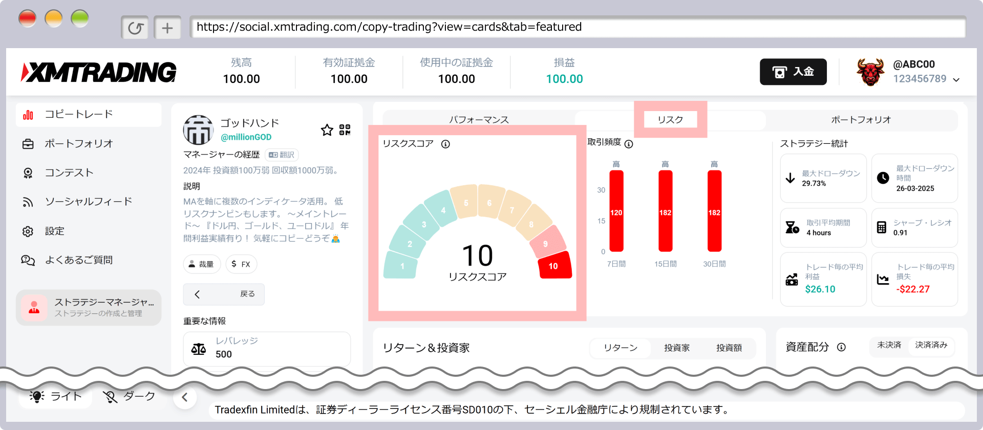 Risk management is necessary according to the funds