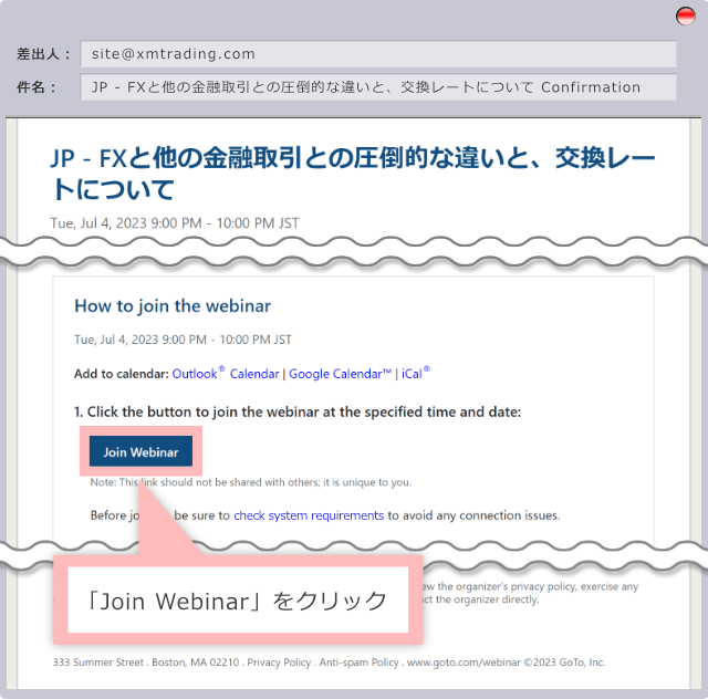 Click "Join Webinar"
